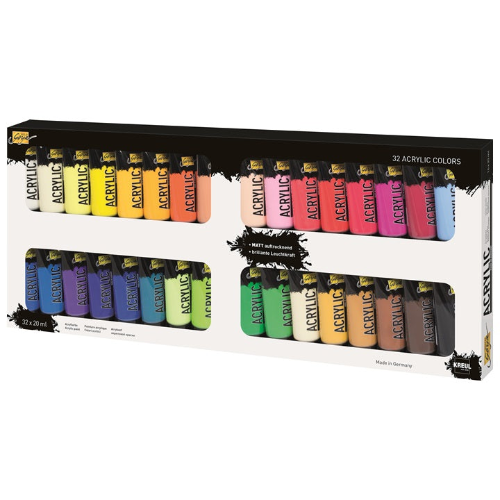 Colori acrilici Solo Goya - set 32 x 20 ml