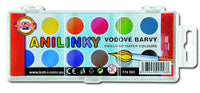 Colori ad acquerello - brillanti - 12 colori