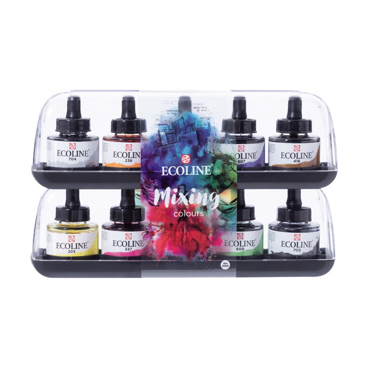 Colori ad acquerello Ecoline Mixing Colours - 10 x 30 ml