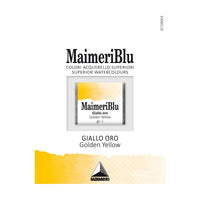 Colori ad acquerello MAIMERI Blu – mezzo godet 1,5 ml – Giallo Dorato