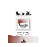 Colori ad acquerello MAIMERI Blu – mezzo godet 1,5 ml – Sangue di drago