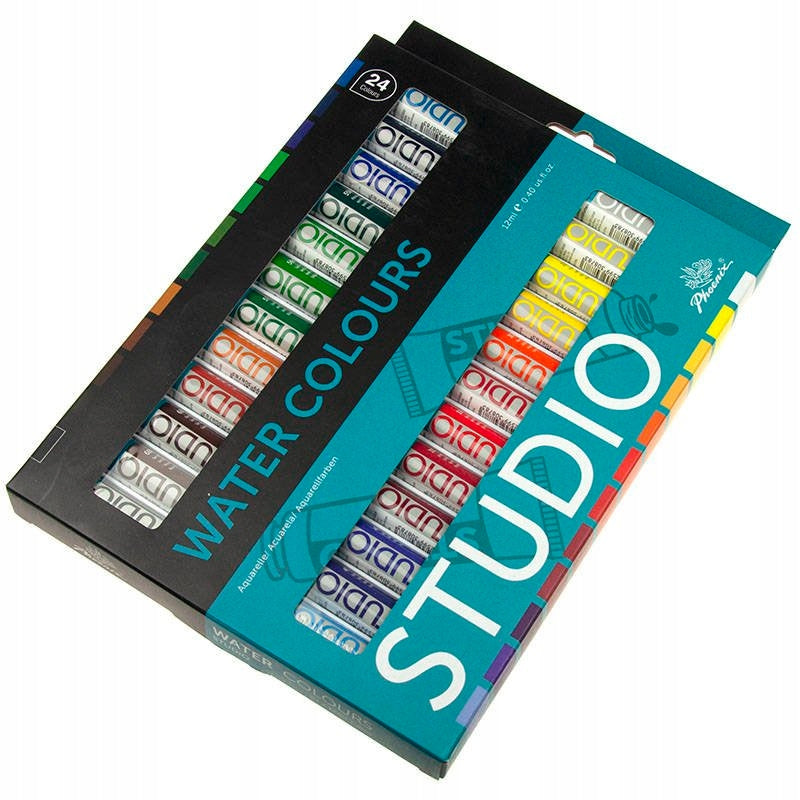 Colori ad acquerello Phoenix – set 24 x 12 ml