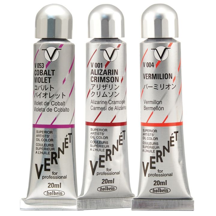Colori ad olio Vernet - Holbein 20 ml – 001 alizarin rossetto