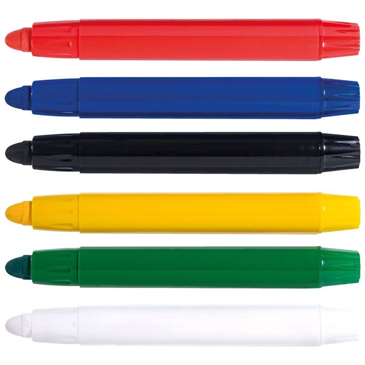 Colori per il viso a matita Eberhard Faber 6 pezzi - sottili | tipologie diverse