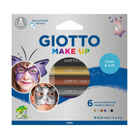 Set di 6 colori per il viso Giotto Make Up per trucchi artistici e feste in maschera