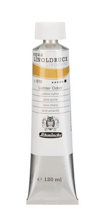 Colori per linoleografia Schmincke aqua-LINOPRINT 120 ml – 610 Ocra gialla