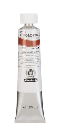 Colori per linoleografia Schmincke aqua-LINOPRINT 120 ml – 620 Terra di Siena bruciata