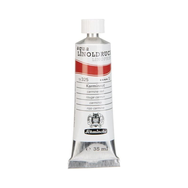 Colori per linoleografia Schmincke aqua-LINOPRINT 35 ml – 325 Rosso carminio