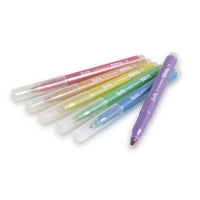 Colorino Pennarelli Pastello Effetto Glitter, Confezione da 6