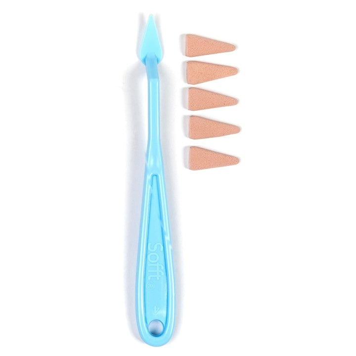 Coltello in plastica Sofft con spugne sostituibili | Varie forme