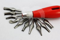 Coltello per linoleografia - 10 lame