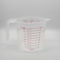 Contenitore di plastica per mescolare e versare 1000ml