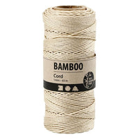 Corda di bambù intrecciata - 65 m | vari colori