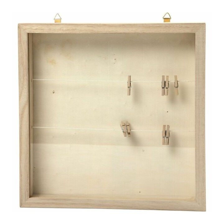 Cornice in legno 3D 23x23 cm