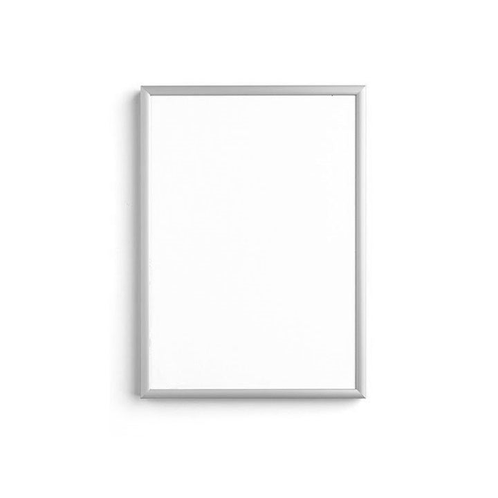 Cornice in metallo argento con Plexiglas | varie misure