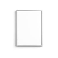 Cornice in metallo argento con Plexiglas | varie misure