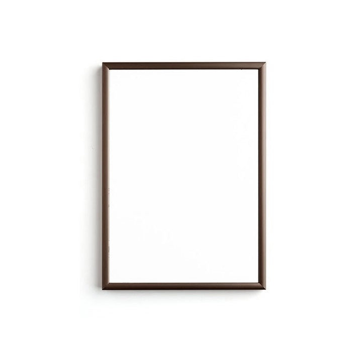 Cornice in metallo marrone con Plexiglas | varie misure