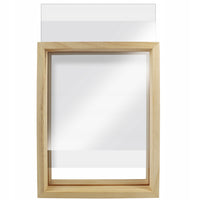 Cornice portafoto flottante in legno Phoenix 10 x 15 cm, profondità 4,1 cm