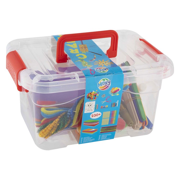 Craft Box 230+ pezzi CRAFT KIT in scatola di conservazione