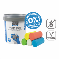 Creall pasta da modellare Ultra soft, 5 g, vasetto, colori assortiti – × 60