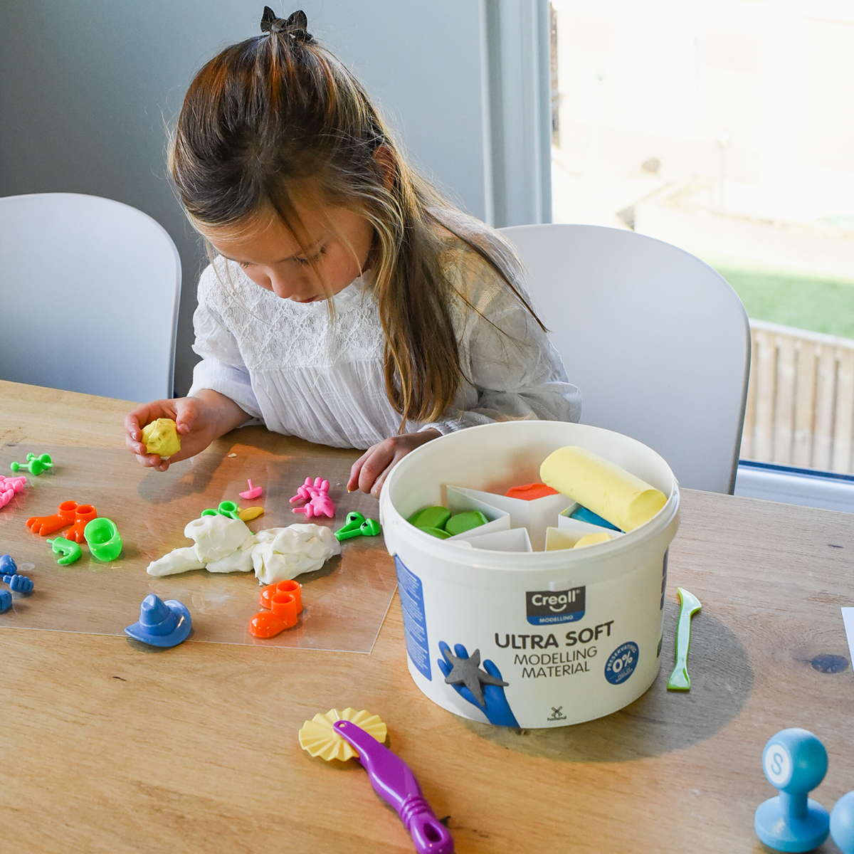Creall pasta da modellare Ultra soft, 5 g, vasetto, colori assortiti