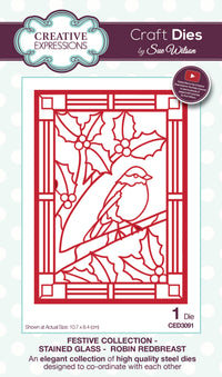 Fustella in metallo da taglio ed embossing CREATIVE EXPRESSIONS Uccello alla finestra 1 pz