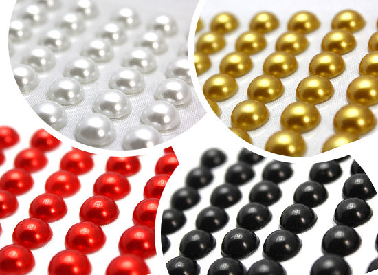 Cristalli adesivi - perline | colori diversi