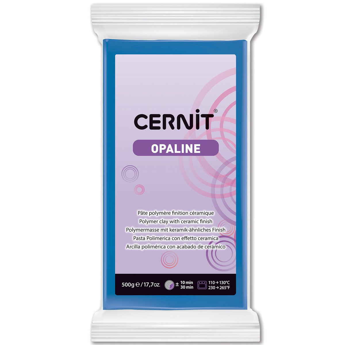 CERNIT Argilla polimerica opalina 500 g – Primary Blue