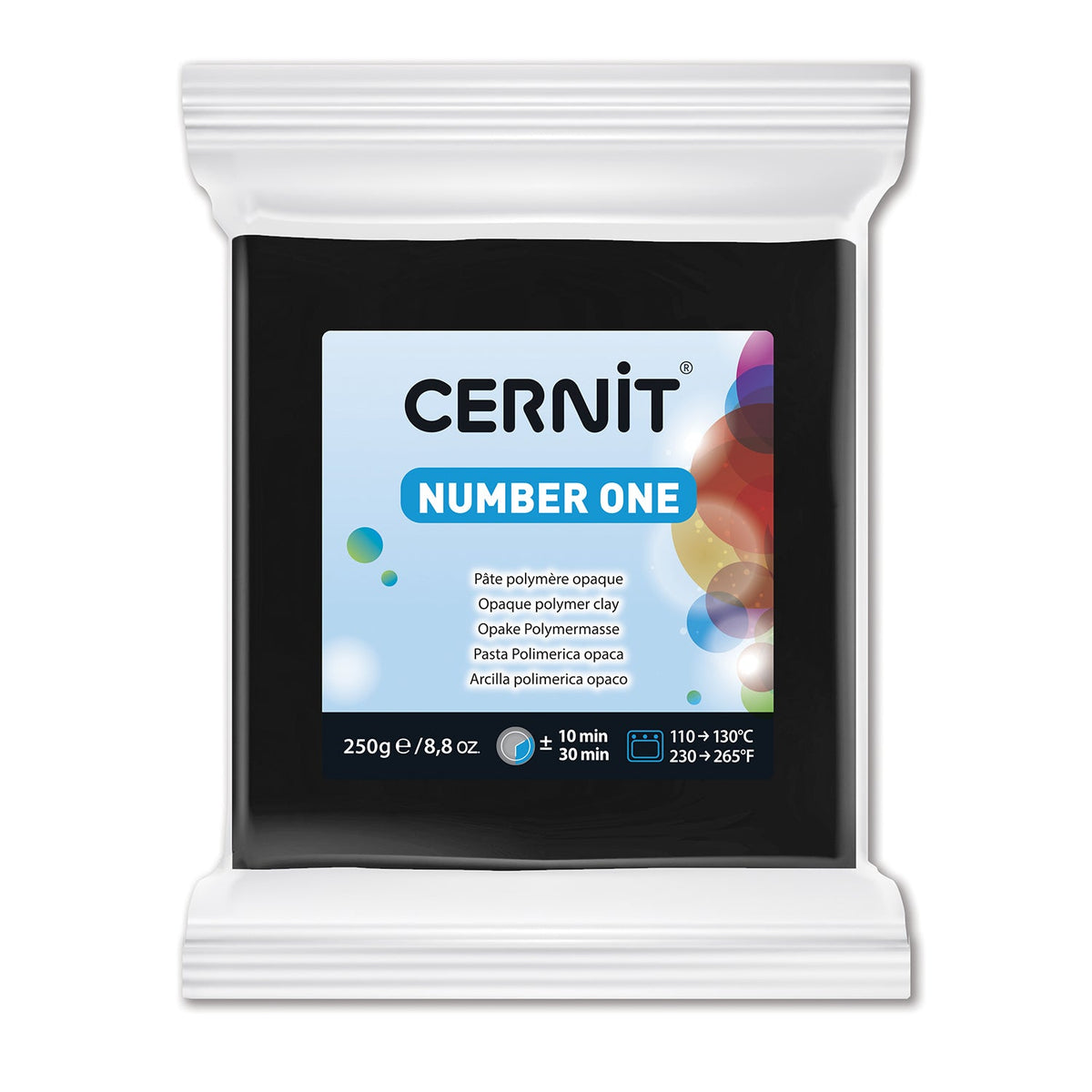 Massa per modellare Cernit NUMBER ONE 250g | sceglie colore – Black