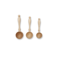 Cucchiai per erbe aromatiche in legno Pentart – 3 misure