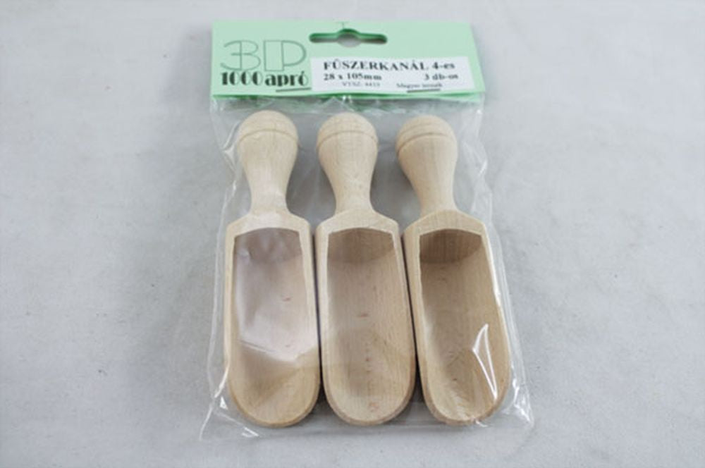 Cucchiaino per spezie in legno Pentart - 1 pz – 4, 3