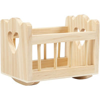 Culla in legno 8 x 5,5 cm — immagine 1