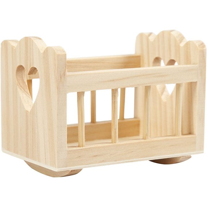Culla in legno 8 x 5,5 cm — immagine 1