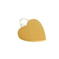 Cuore da appendere da cartone per rifinire 17x16 cm