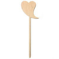 Cuore sulla bacchetta 28 cm