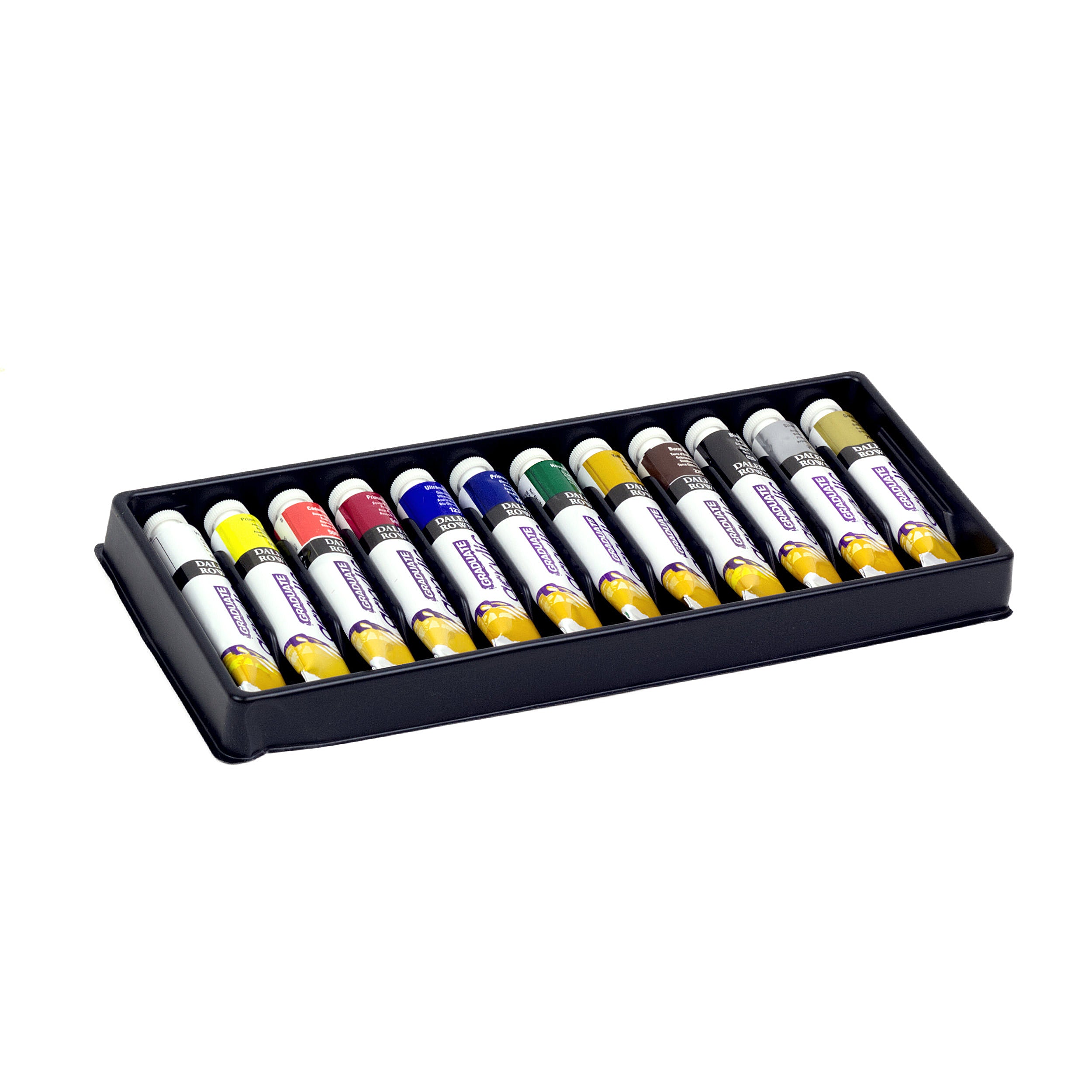 DALER ROWNEY Graduate set di colori acrilici 12 x 22 ml