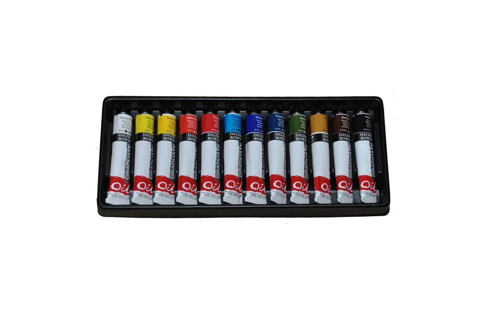 DALER ROWNEY D&R Graduate set di colori a olio 12 x 22 ml