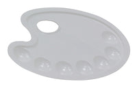 Tavolozza da pittura ovale in plastica DALER ROWNEY 22 x 30 cm
