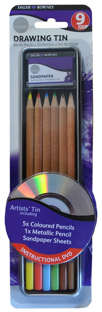 DALER ROWNEY D&R Simply set per schizzi con accessori 9 pz