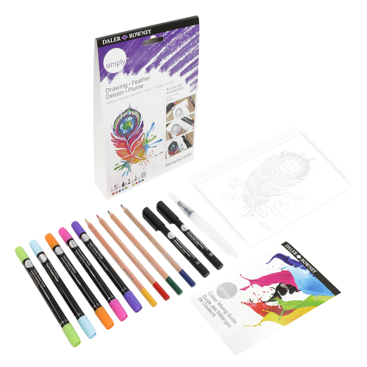 DALER ROWNEY D&R Simply set da disegno per principianti