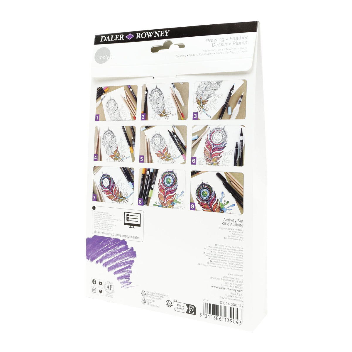 DALER ROWNEY D&R Simply set da disegno per principianti