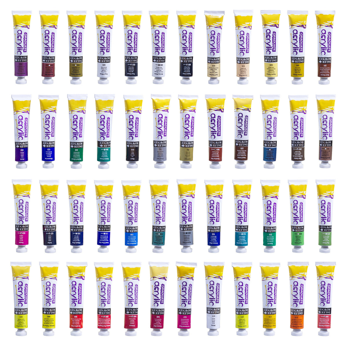 DALER ROWNEY Graduate set di colori acrilici 48 x 22 ml