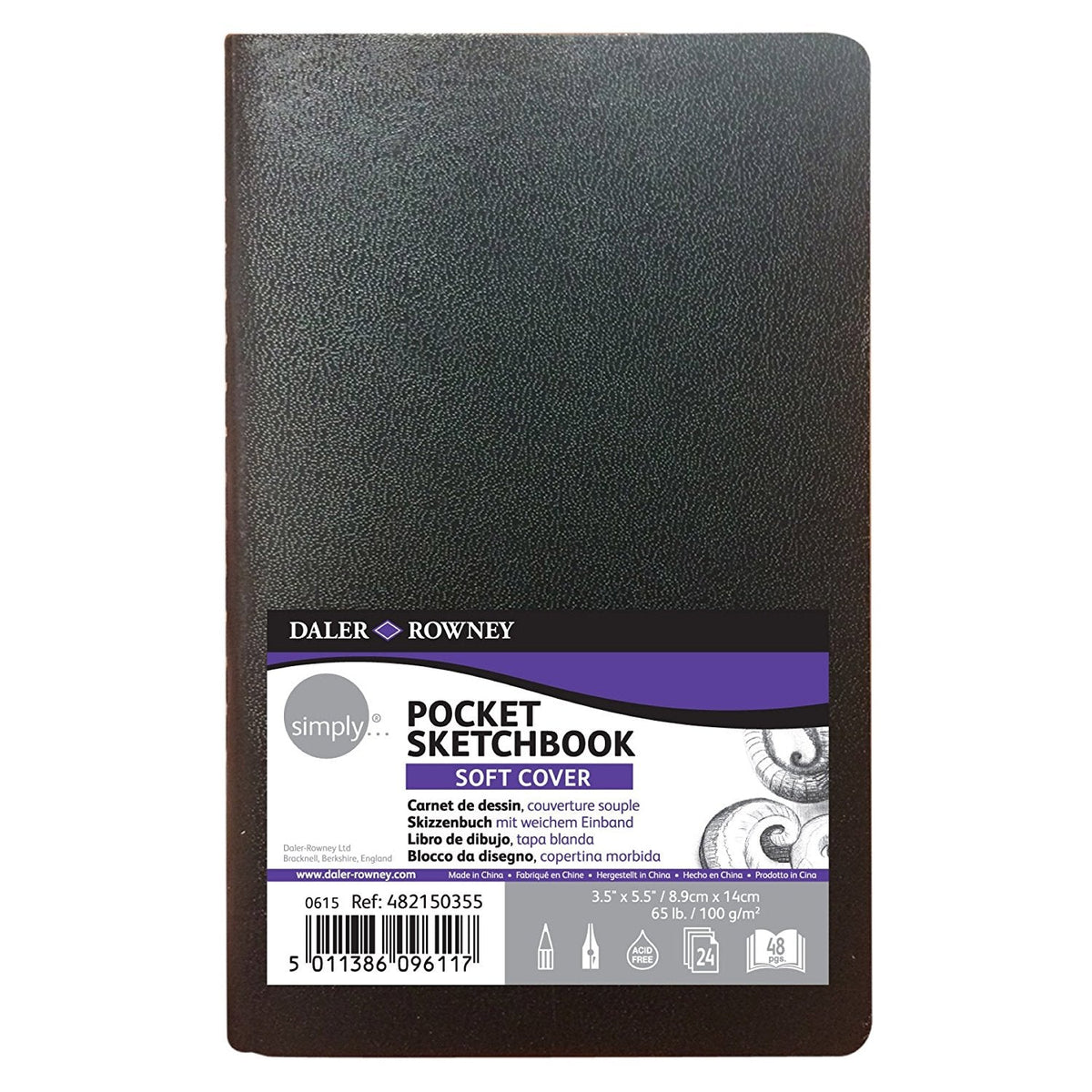 DALER ROWNEY Simply album da disegno tascabile 100 g 24fg incollato