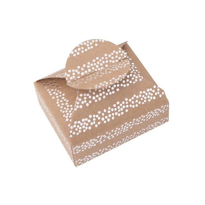 Scatole regalo con motivo argento – Strisce