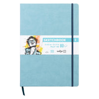 DARWI blocco da disegno Soft Blue A4 140 g/m² 80 fogli