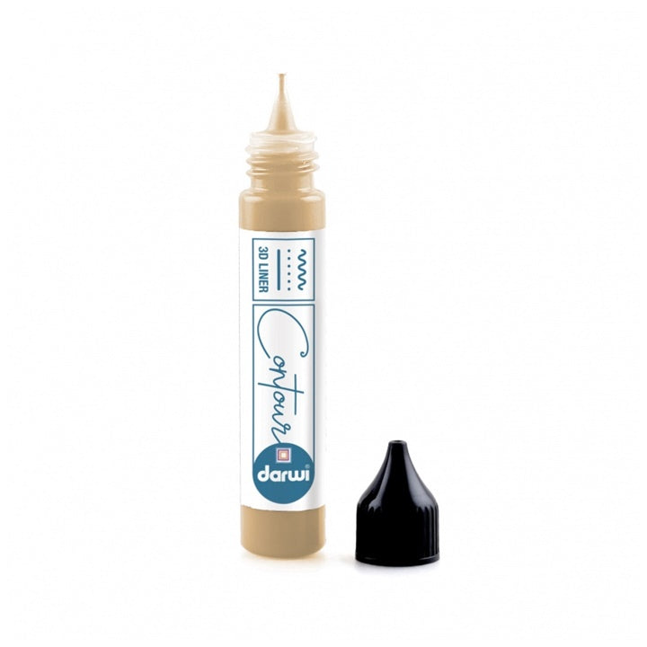 DARWI contorno vetro colorato 30 ml – d'oro