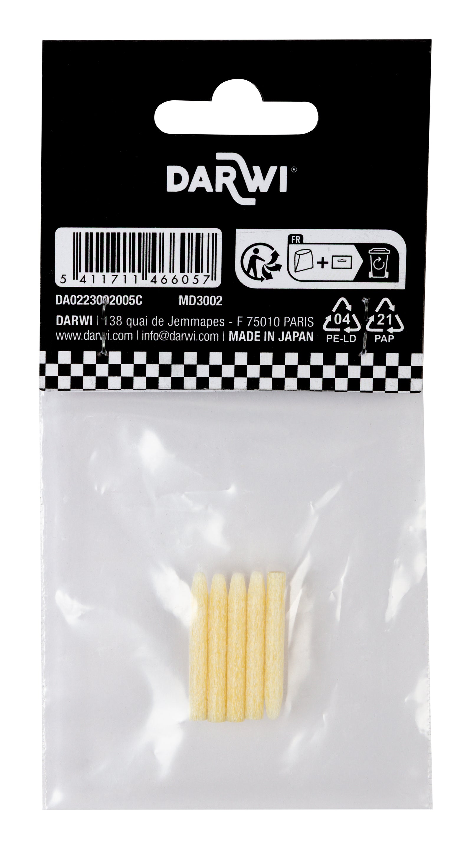 Punte di ricambio per pennarelli DARWI Marbel 2 mm 5 pz