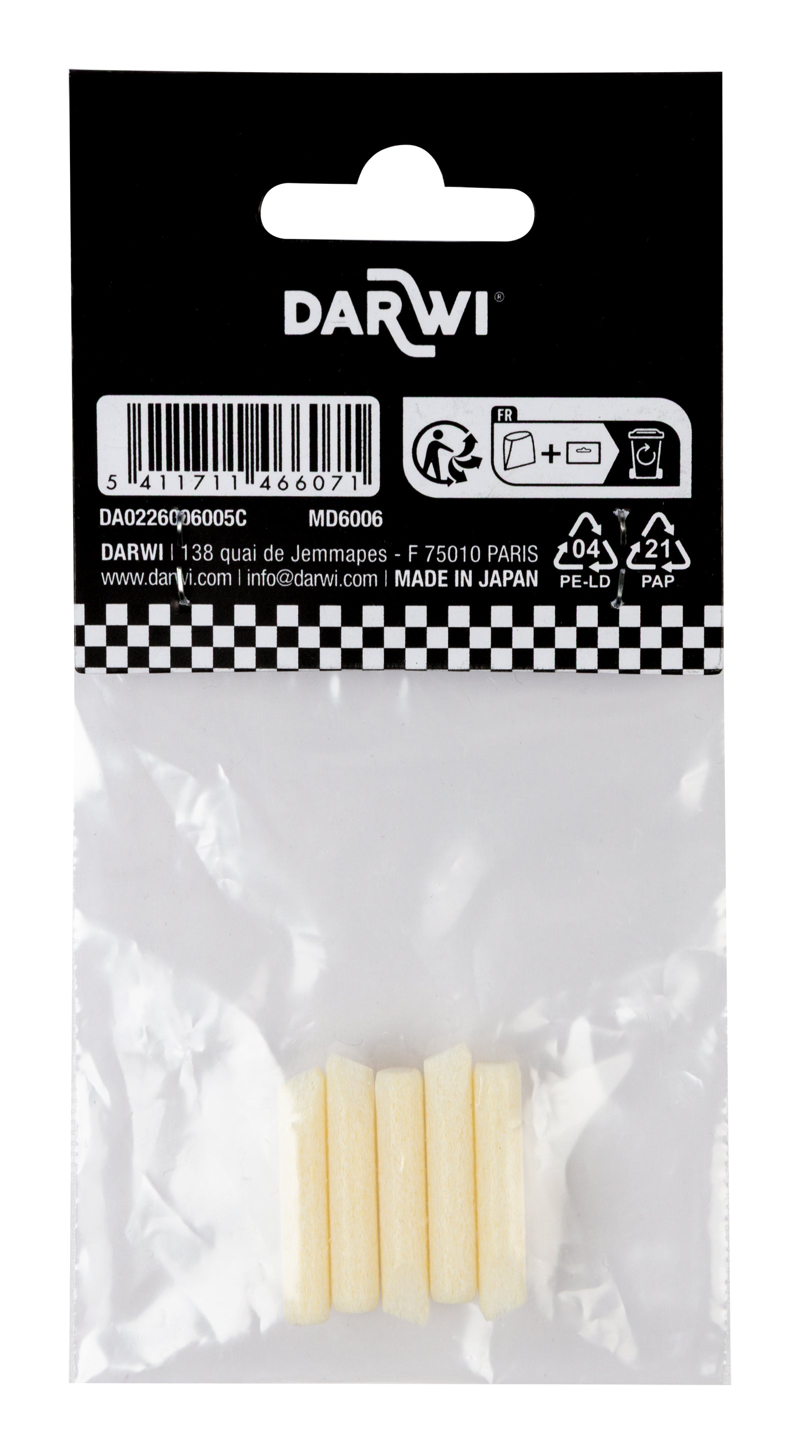Punte di ricambio per pennarelli DARWI Marbel 6 mm – 5 pz