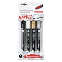 DARWI Marbel set di pennarelli acrilici 0,7 mm Basic