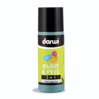 Colore per vetro pelabile DARWI Paint & Peel 3in1 80 ml – verde glitter